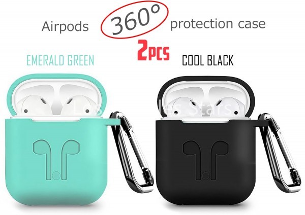 airpods エアーポッズ ケース シリコン イヤホンケース 保護ケース 正規日本代理店 イヤホンケース ブラック イヤフォン
