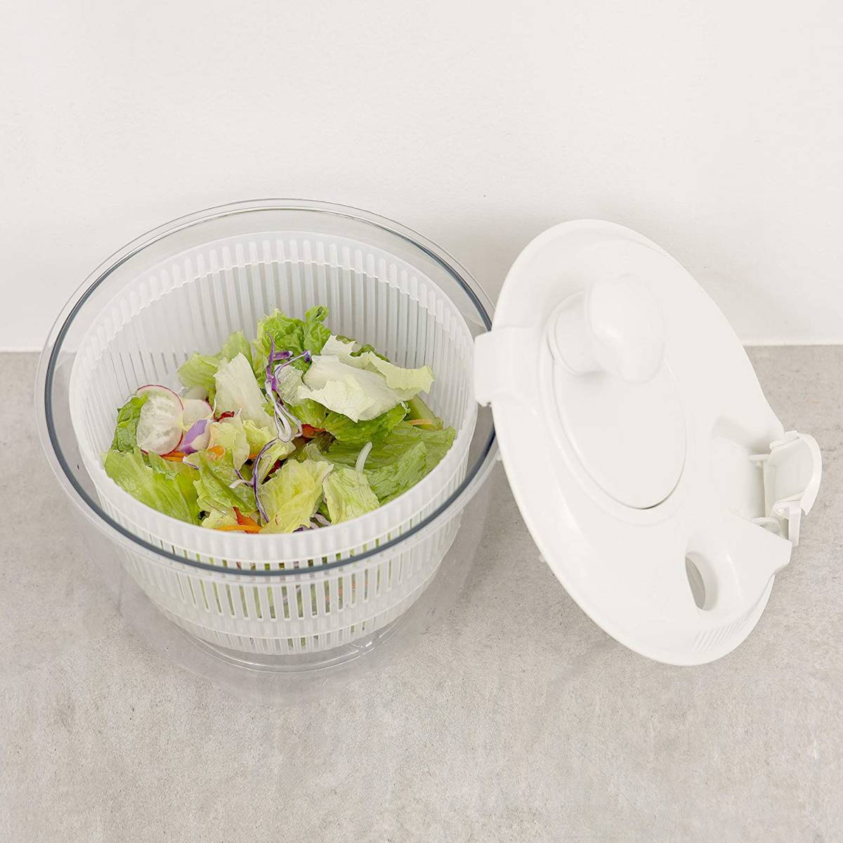 即日発送 サラダ スピナー 野菜 水切り 器 【限定品】 即日発送 サラダ スピナー 野菜 水切り 器 【限定品】
