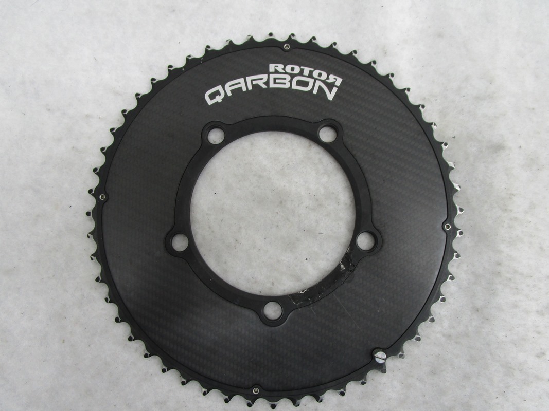 Yahoo!オークション - ROTOR ローター QRINGS QARBON 52T BCD Yahoo!オークション - ROTOR ローター QRINGS QARBON 52T BCD