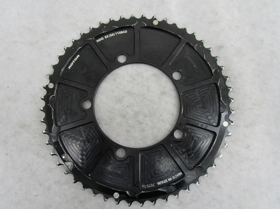 Yahoo!オークション - ROTOR ローター QRINGS QARBON 52T BCD Yahoo!オークション - ROTOR ローター QRINGS QARBON 52T BCD