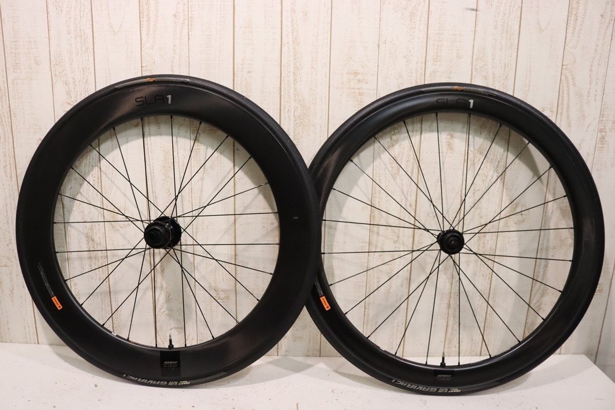 超ポイントアップ祭 GIANT SLR2 42mm リムブレーキカーボンホイール