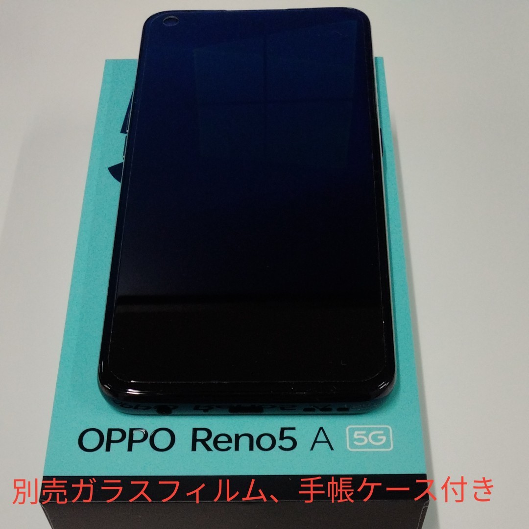 スマートフォン/携帯電話 スマートフォン本体 Reno Reno 新品未開封 OPPO Oppo Reno5 A(アイスブルー) 6.5型 6GB 