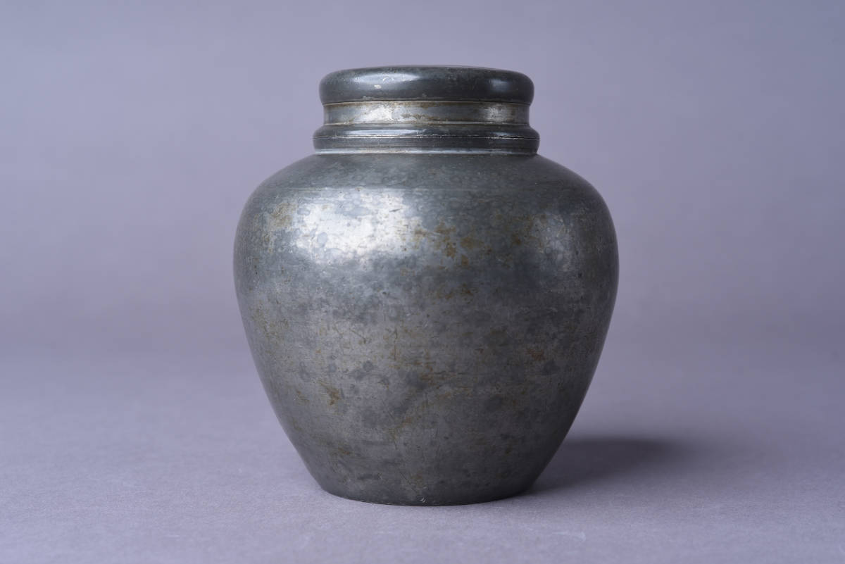 SBCB】5676 古錫 茶心壺 茶入 煎茶道具 重量732g www.expressinter.com