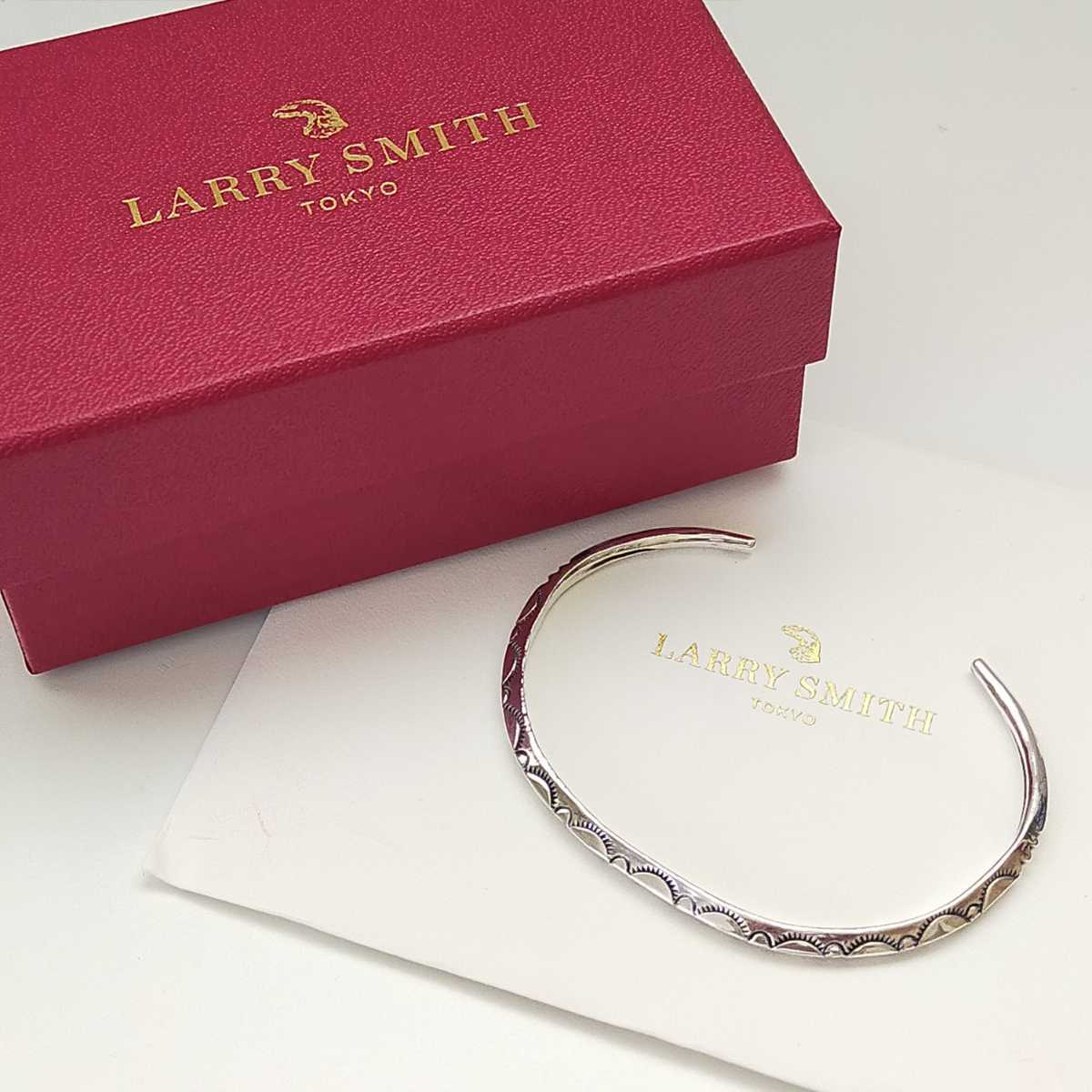 LARRY SMITH ラリースミス EXTRA THIN TRIANGLE BRACELET LEAF BR-0123