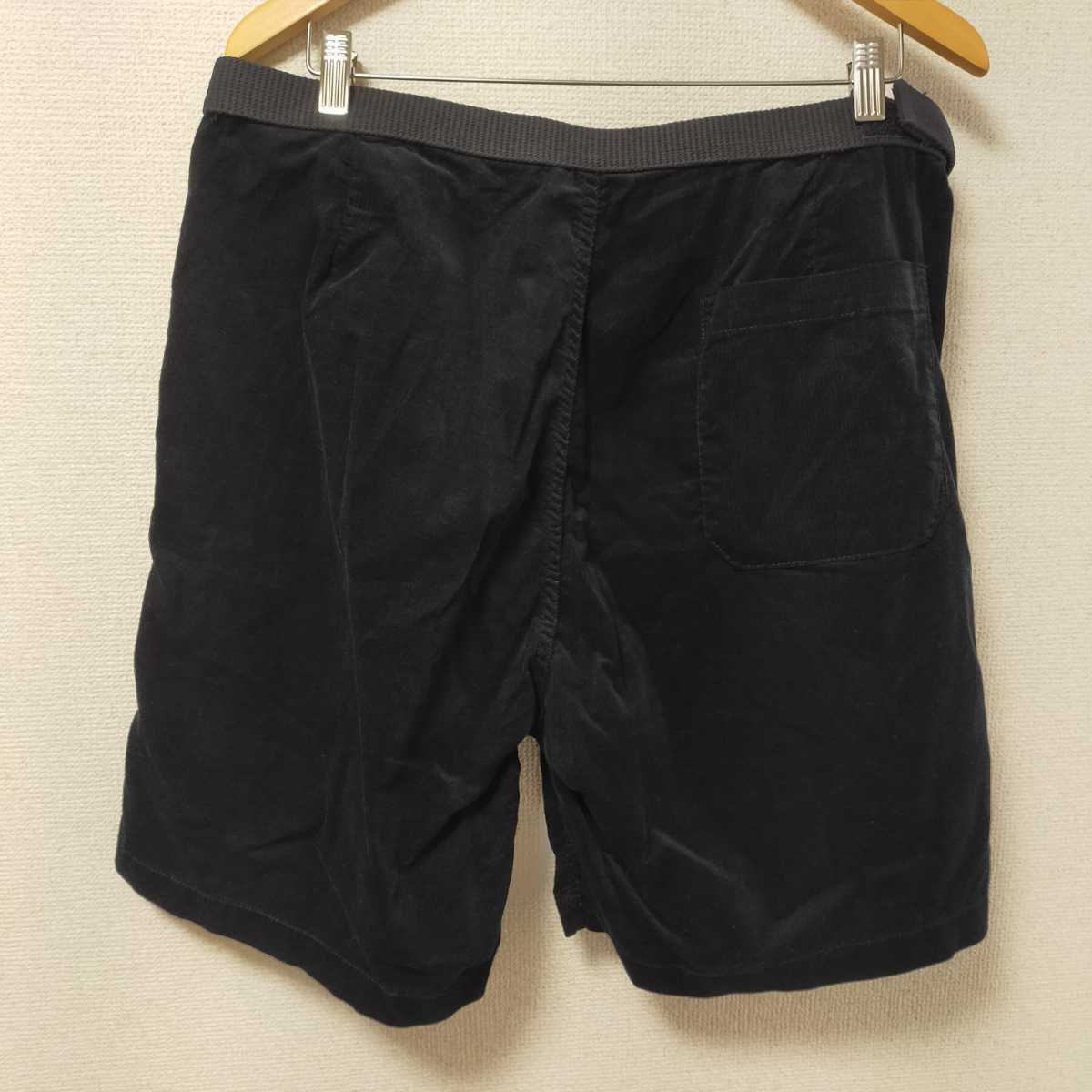 STANDARD CALIFORNIA スタンダードカリフォルニア SD EASY CORDUROY SHORTS イージーコーデュロイショーツ  ショートパンツ L ブラック(黒）