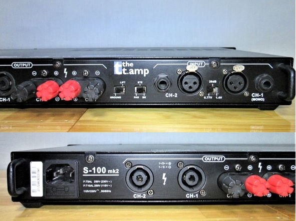 □Thomann S-100mk2 ステレオパワーアンプ 【動作品 主観きれい