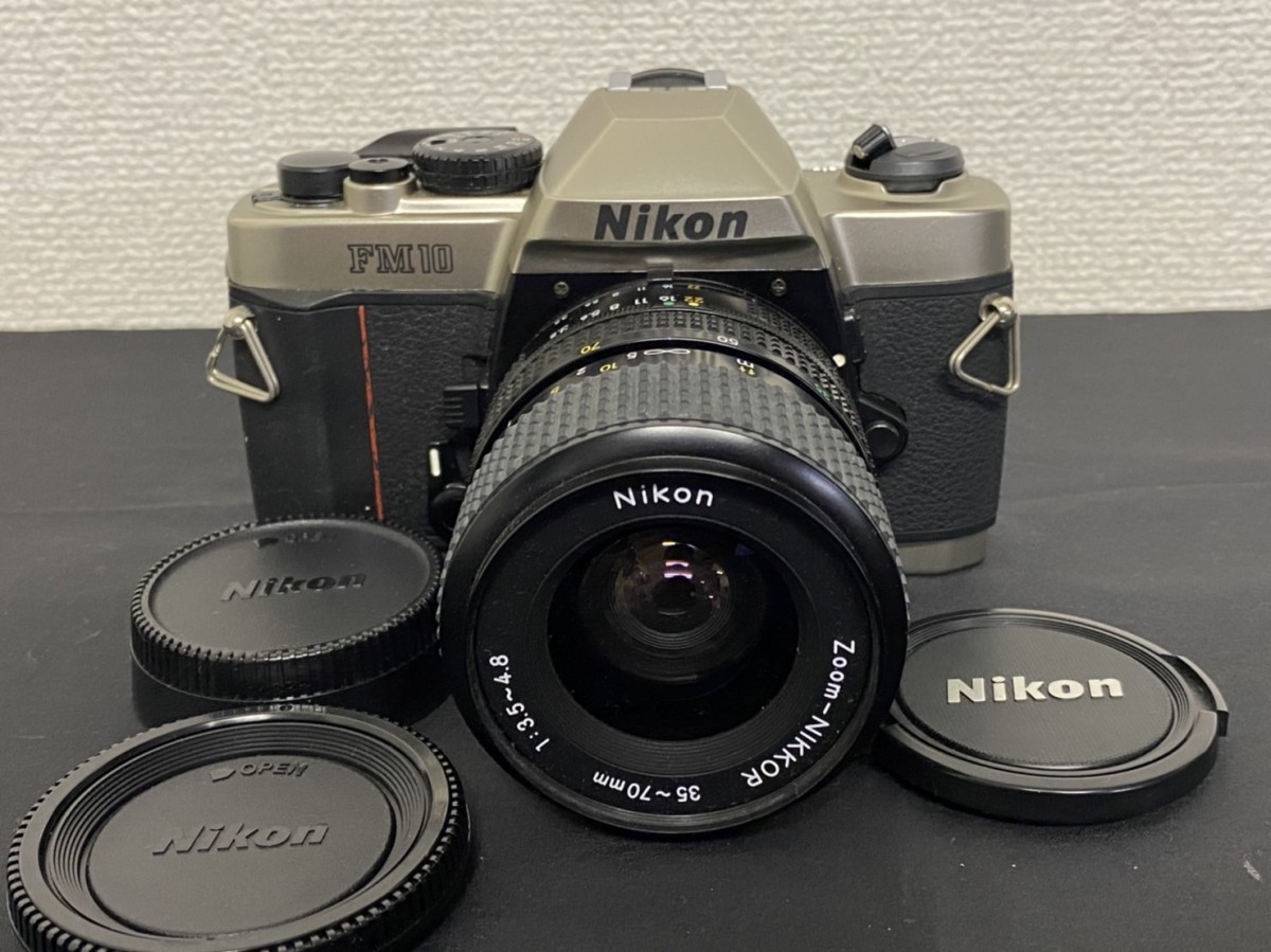 市場 中古 一眼レフカメラ FM10ボディー Nikon 非常に良い 標準セット Aiズームニッコール35-70mmF3.5-4.8S FM10