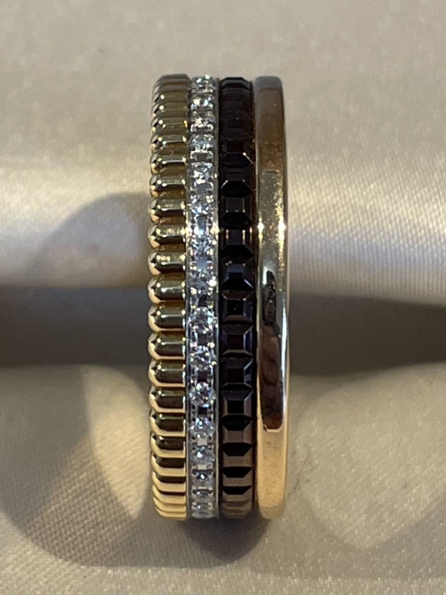 【値下げ】Boucheron QUATRE Ring Small diamond S62(#22) Used ブシュロン　キャトル　リング　スモール　ダイアモンド　中古_画像7