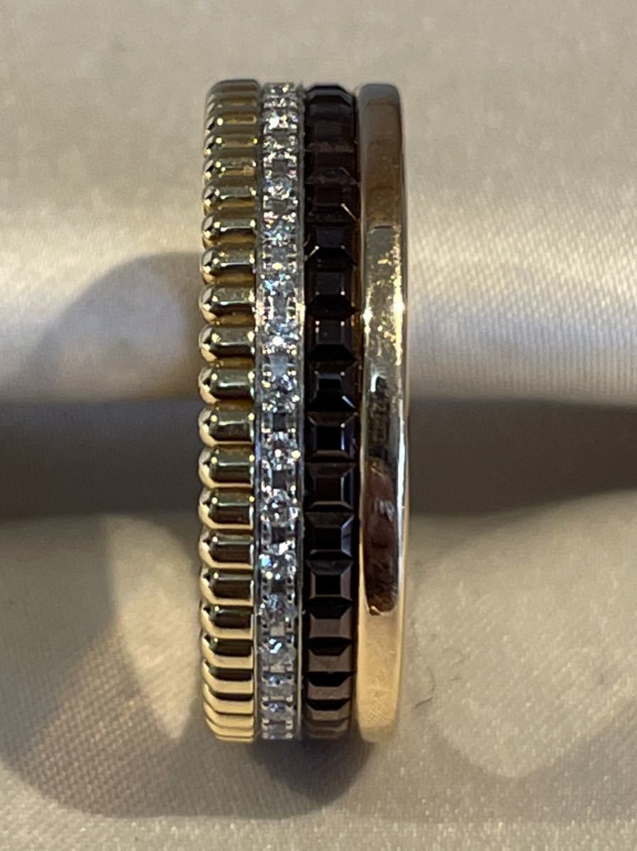 【値下げ】Boucheron QUATRE Ring Small diamond S62(#22) Used ブシュロン　キャトル　リング　スモール　ダイアモンド　中古_画像8