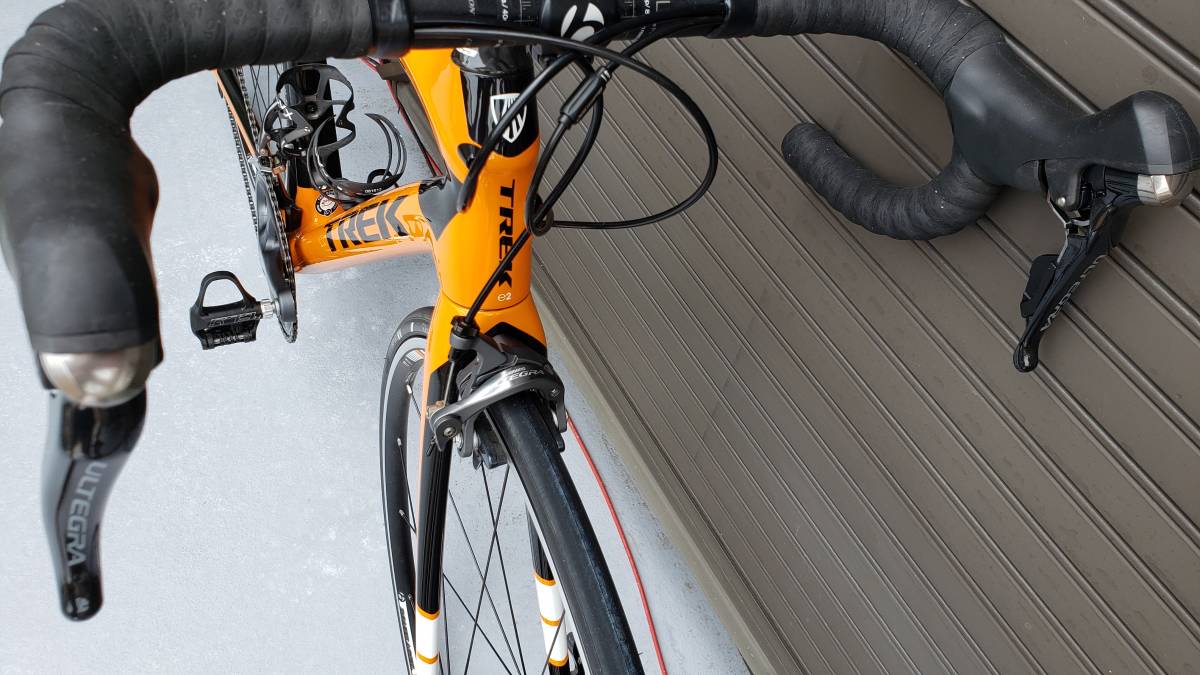  weight approximately 8.2Kg TREK DOMANE road bike OCLV500 carbon frame 2017 year ULTEGRA 52 size rare orange 