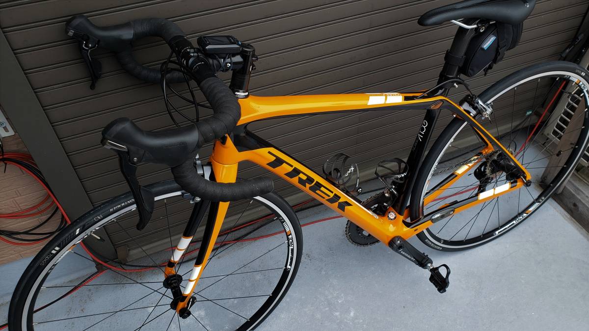  weight approximately 8.2Kg TREK DOMANE road bike OCLV500 carbon frame 2017 year ULTEGRA 52 size rare orange 