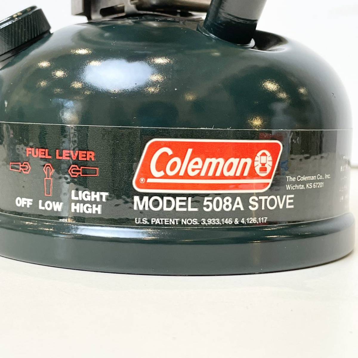 225＊中古品 Coleman コールマン シングルバーナー 508A キャンプ アウトドア 説明書 ケース付き 現状品＊_画像8