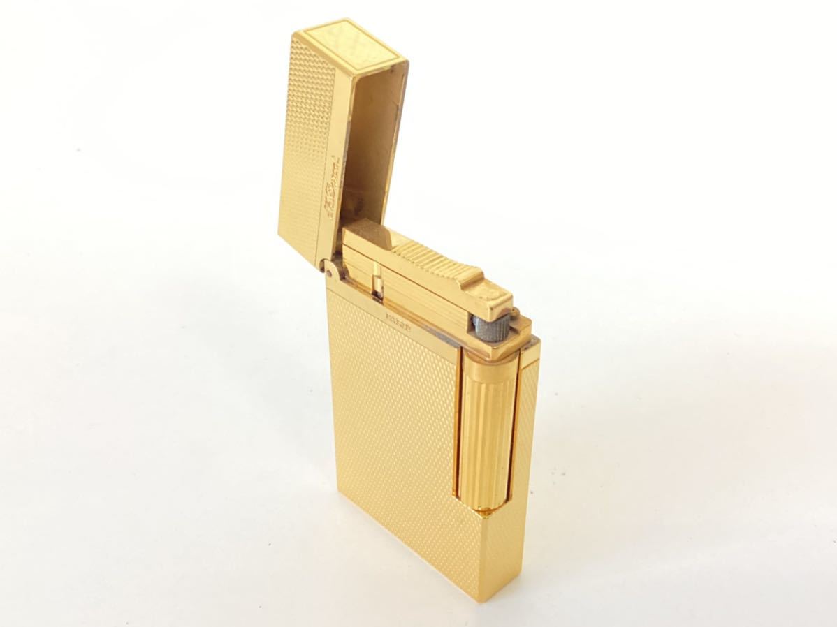 デュポン ガス ライター ゴールド ローラー 箱 ケース 付き 喫煙具 喫煙 喫煙グッズ ライター アンティーク 