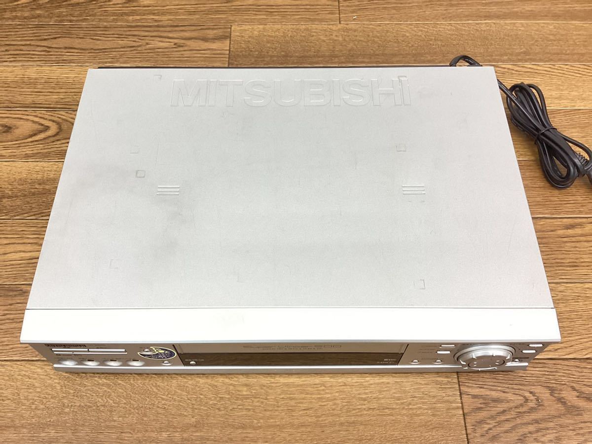 【本体通電OK】MITSUBISHI 三菱電機 Super Winder 500 ビデオカセットレコーダー HV-BX500 S-VHS VHSビデオデッキ 映像機器 2002年製_画像5