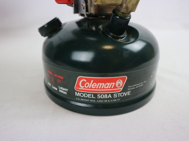 Coleman/コールマン MODEL 508A STOVE ストーブ アウトドア/キャンプ用品/シングルバーナー 現状品_画像6