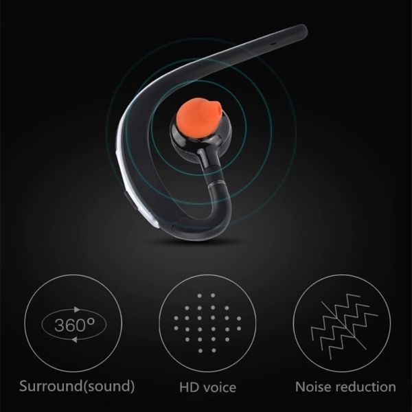 2カラーから選べる ハンズフリー ヘッドセット ワイヤレスイヤホン 防汗 スポーツ ヘッドフォン マイク付き 音声制御 Bluetooth：uv77_画像7