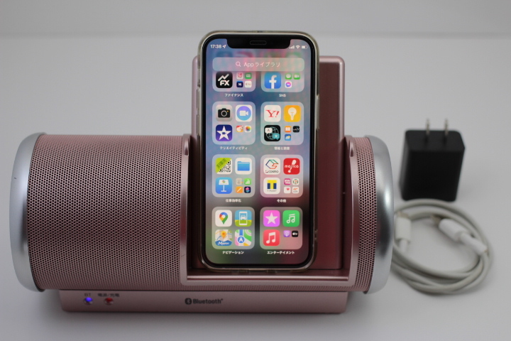 ABS-215☆ANABAS☆2022年製☆充電式Bluetooth SP Qi充電 防塵・防水