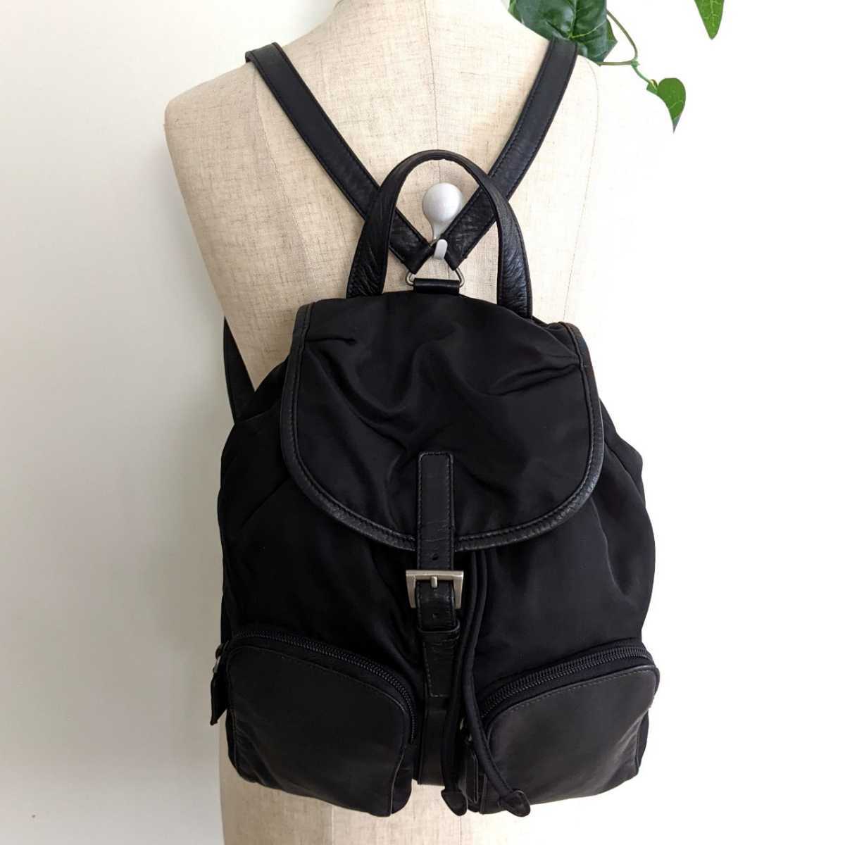 良品 PRADA オールドプラダ ヴィンテージ レザー ナイロン 良品 PRADA オールドプラダ ヴィンテージ レザー ナイロン
