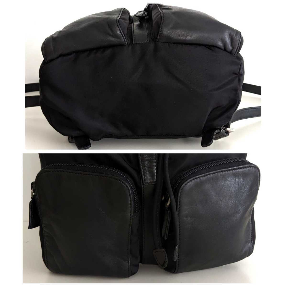 良品 PRADA オールドプラダ ヴィンテージ レザー ナイロン 良品 PRADA オールドプラダ ヴィンテージ レザー ナイロン