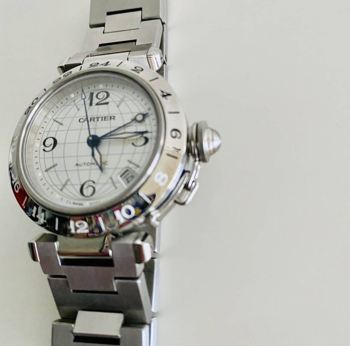 美品　送料無料　Cartier カルティエ　パシャ　ウォッチ　腕時計　メンズ　カルティエ腕時計 時計ケース_画像3
