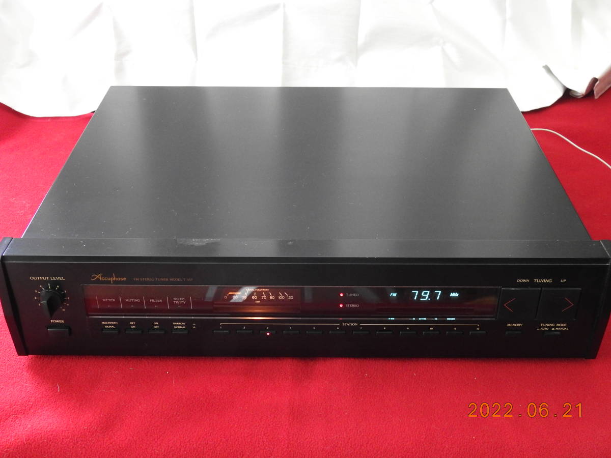 ☆Accuphase T-107 FMチューナー メンテナンス済