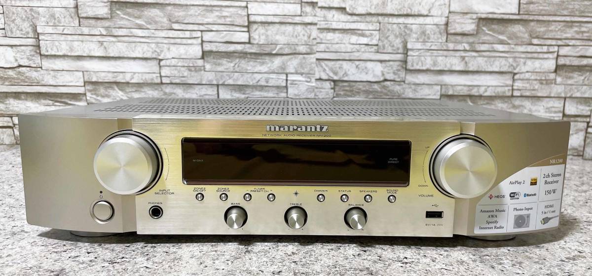 極美品】マランツ ネットワークオーディオレシーバー NR1200-