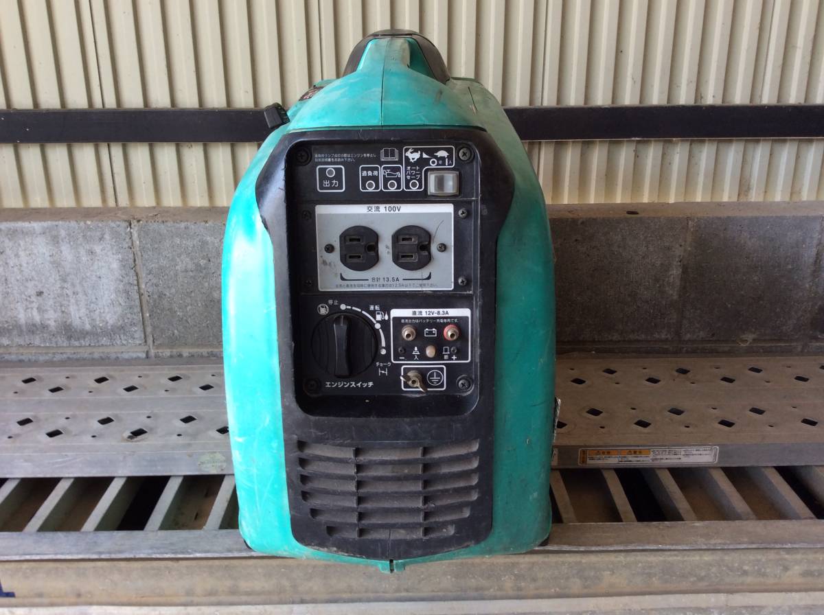 ヤンマー YANMAR インバーター発電機 GF1400is 実働! 非常用 ヤンマー YANMAR インバーター発電機 GF1400is 実働! 非常用