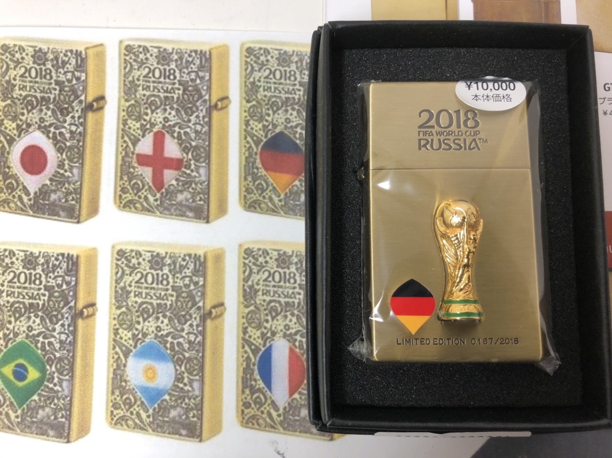日本製 Gear Top ギアトップ/ FIFA WORLD CUP サッカーワールドカップ/#2018WC-GER ドイツ/金色/5年保証