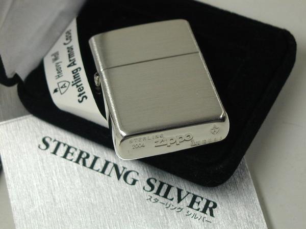 Zippoスターリングシルバー 純銀アーマー★Armor Sterling#27 新品_製造年：選べません。