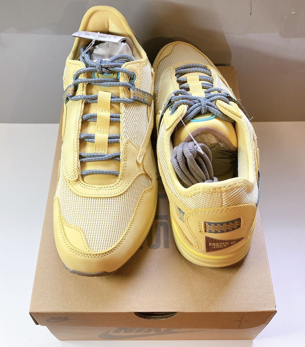 US10.5 28.5cm NIKE Travis Scott Nike Air Max 1 CACT.US Gold