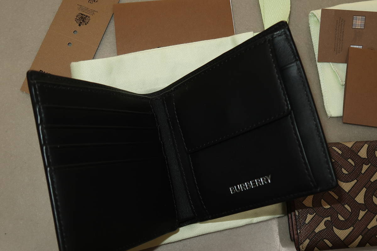 □□未使用 BURBERRY バーバリー 二つ折り/三つ折り財布 計2点