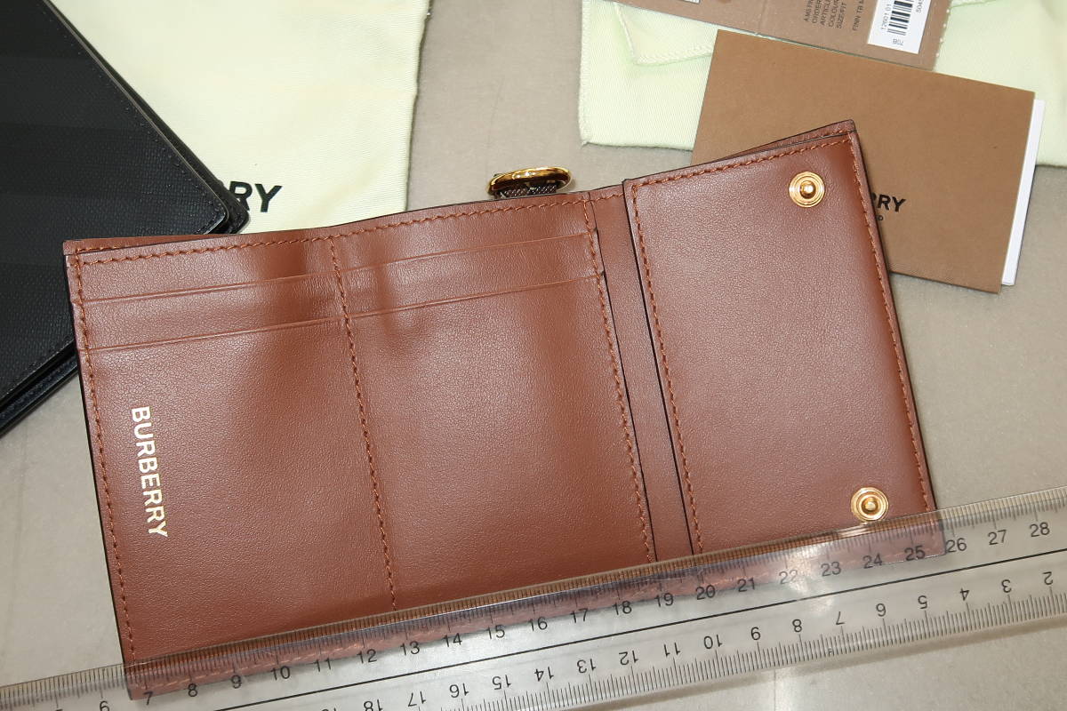 □□未使用 BURBERRY バーバリー 二つ折り/三つ折り財布 計2点