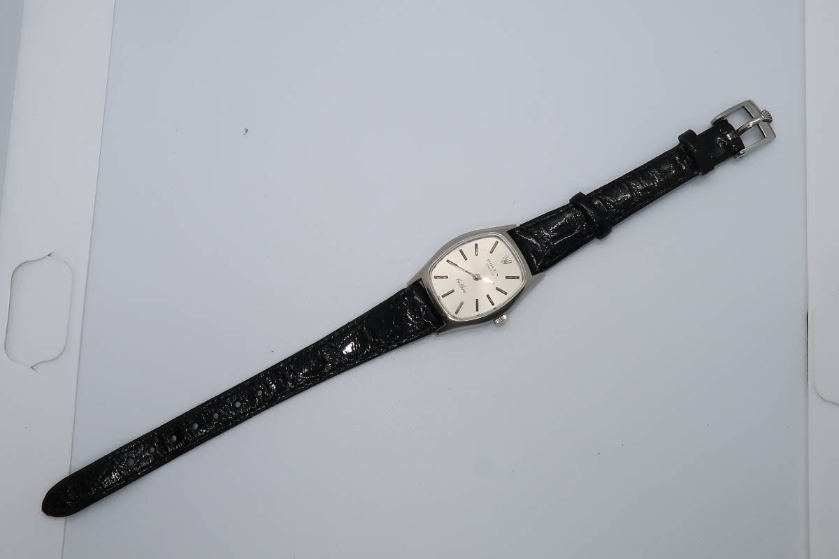 ■□ロレックス ROLEX チェリーニ 腕時計 レディース 手巻 3803 cal.1600 36番台 K18WG/750□■_画像4