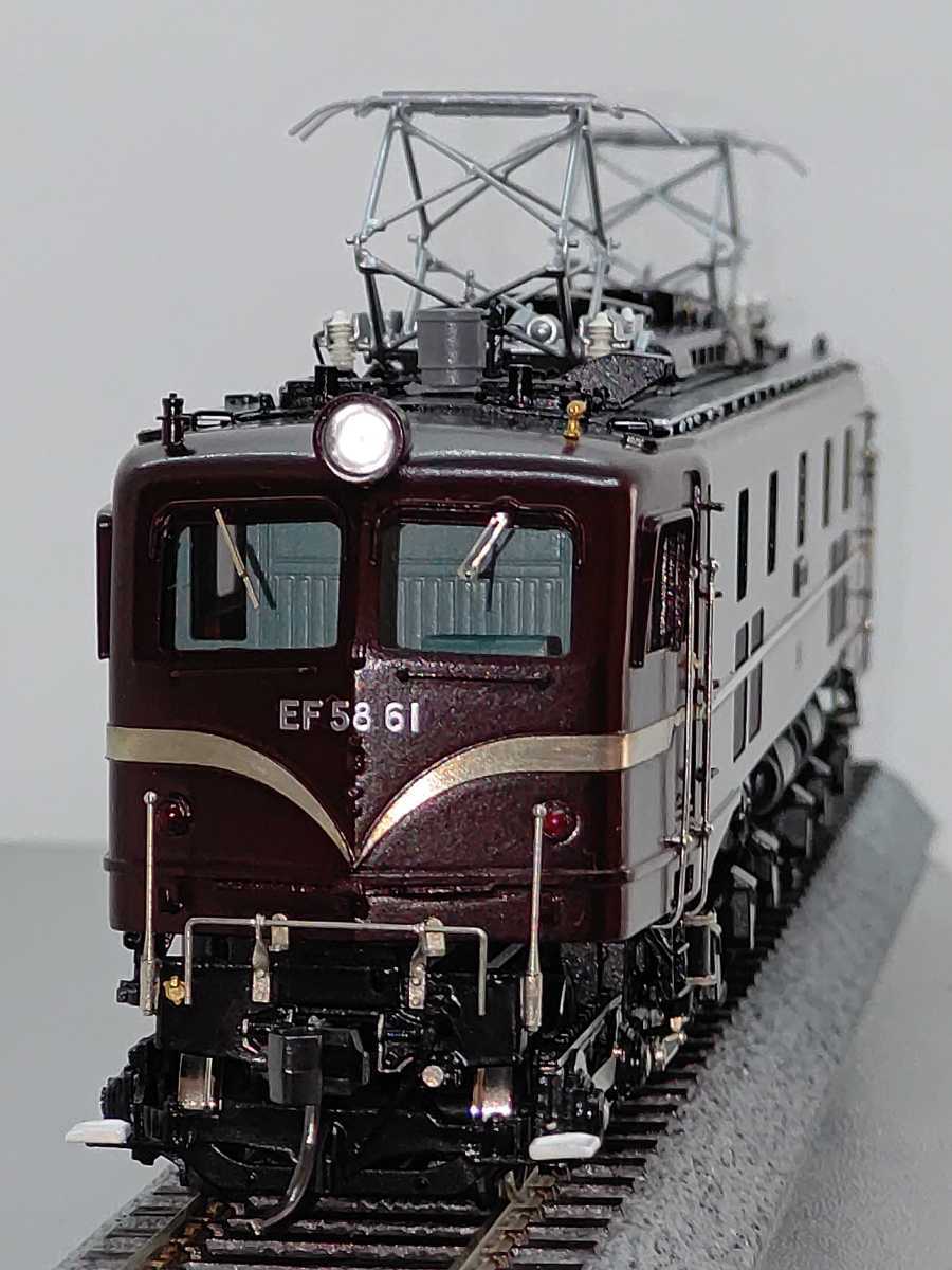 【★安心の定価販売★】 天賞堂 - Yahoo!オークション №12031 61号機[東京機関 国鉄EF58 機関車