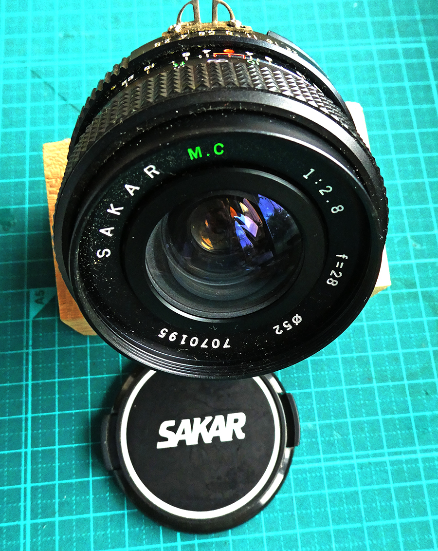  Minolta Minolta F/1:28 28mm wide-angle single burnt point lens SAKAR