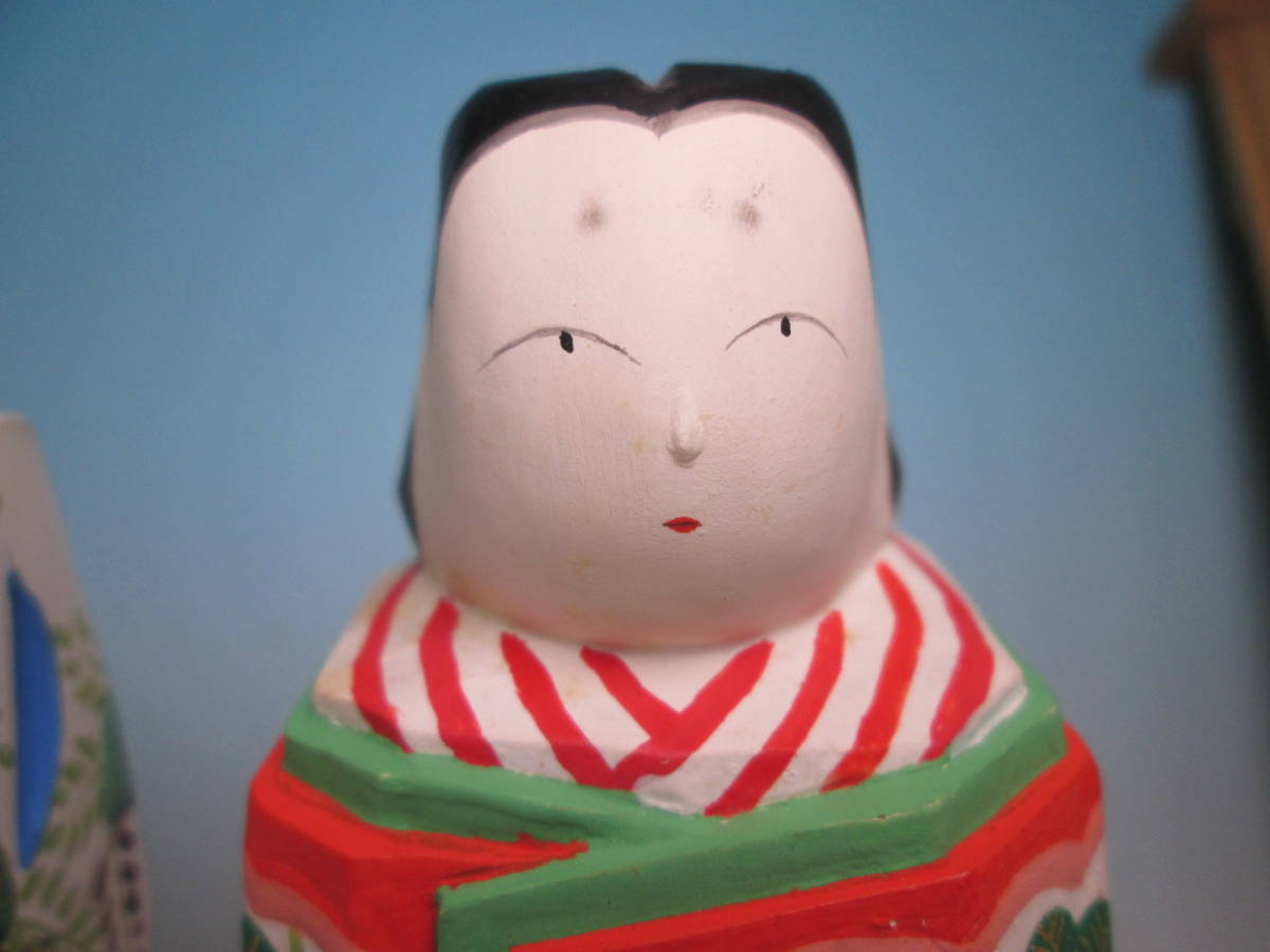 ☆奈良 一刀彫 勇信作『立雛』共箱 22cm お雛飾り 雛祭り 美品 ☆奈良 一刀彫 勇信作『立雛』共箱 22cm お雛飾り 雛祭り 美品