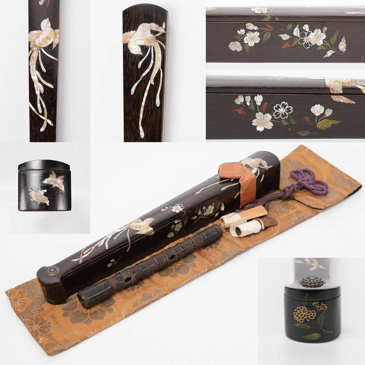 Yahoo!オークション - レア 最高級 芝山蒔絵 金細工 篳篥扇型 Yahoo!オークション - レア 最高級 芝山蒔絵 金細工 篳篥扇型