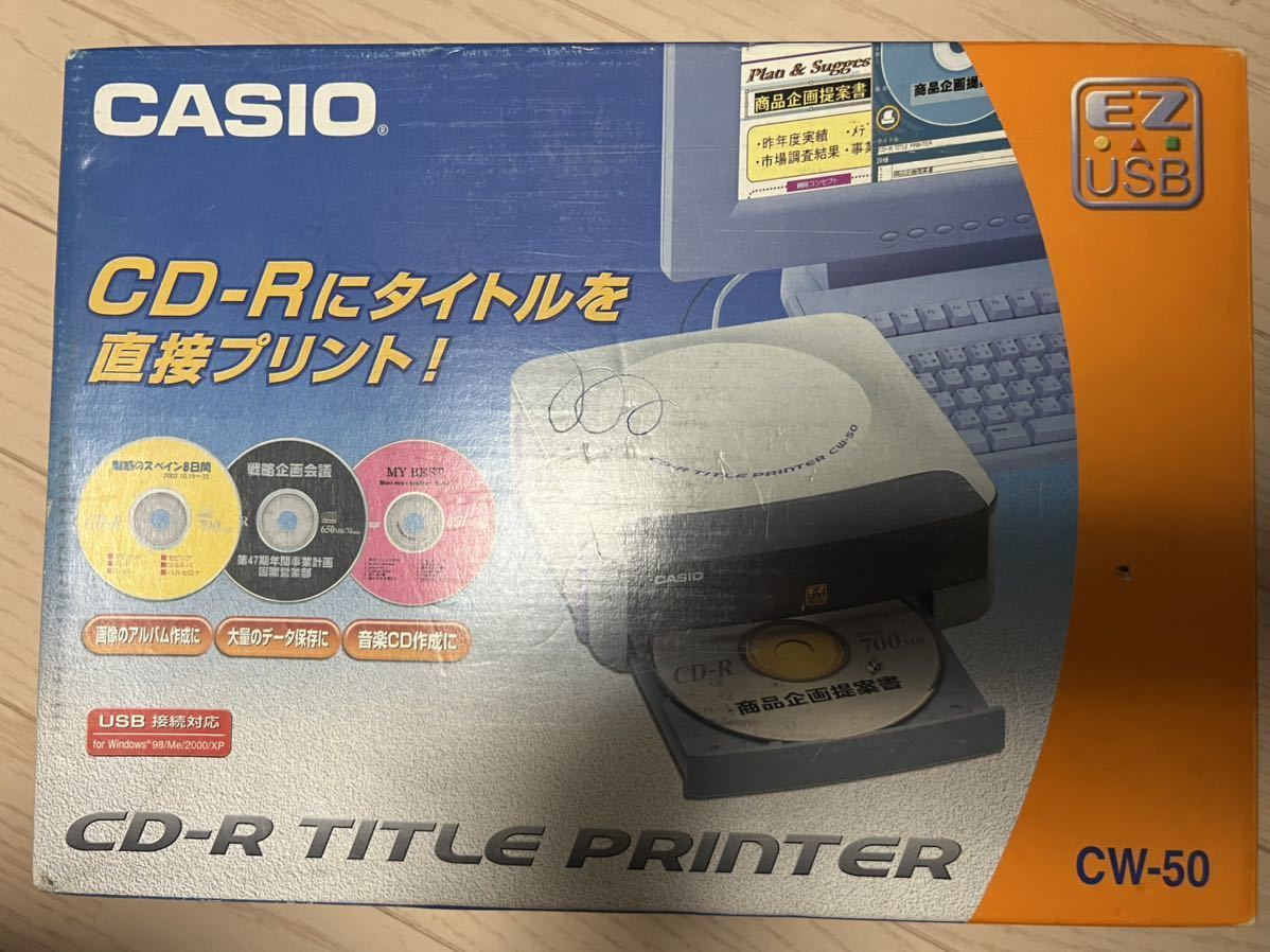 新品 未使用 CASIO カシオ CD-R TITLE PRINTER タイトルプリンター CW-50 - cna.gob.bo