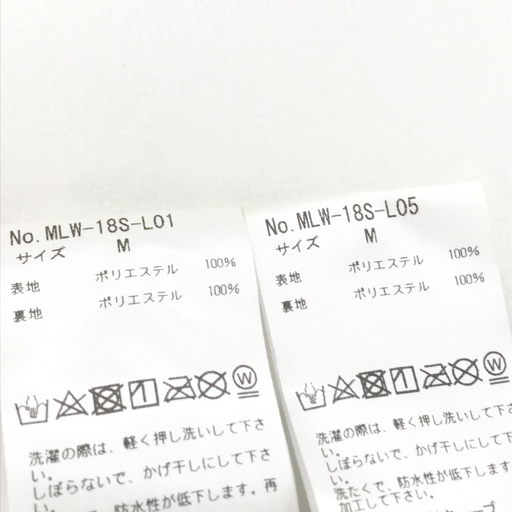 MARK&LONA マークアンドロナ レインウェアセットアップ ブラック系 M