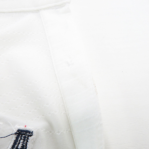 【1円】adidas GOLF アディダスゴルフ 半袖ポロシャツ ADICROSS ボーダー柄 ホワイト系 M [240001477050] レディース_画像6