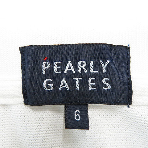 【1円】PEARLY GATES パーリーゲイツ 053-9260701 半袖 ポロシャツ ホワイト系 [240001565823] メンズ_画像6