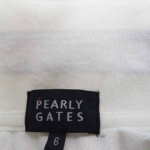【1円】PEARLY GATES パーリーゲイツ 053-9260701 半袖 ポロシャツ ホワイト系 [240001565823] メンズ_画像8