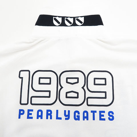 【1円】PEARLY GATES パーリーゲイツ 053-9260701 半袖 ポロシャツ ホワイト系 [240001565823] メンズ_画像3