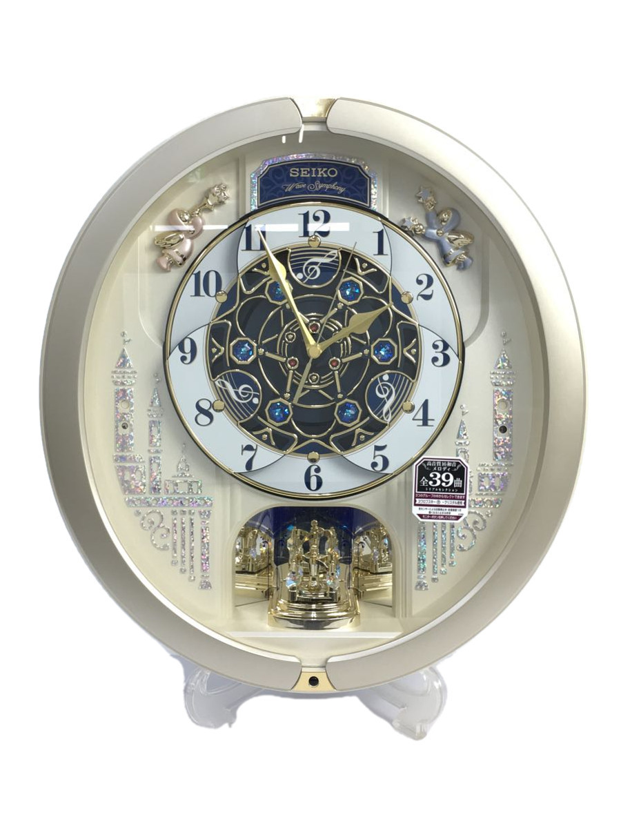 日本製・綿100% SEIKO セイコー からくり時計 RE579S - 掛時計/柱時計