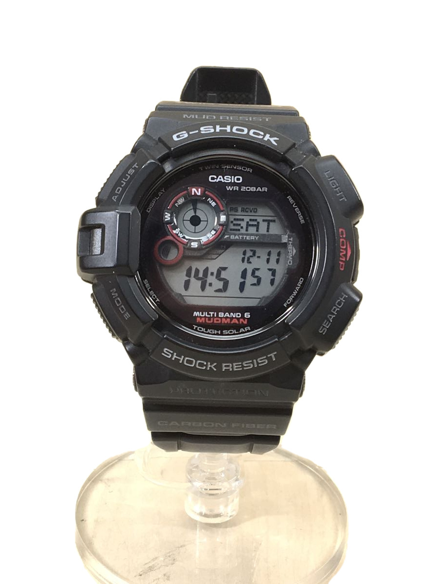 CASIO◇ソーラー腕時計・G-SHOCK/デジタル/BLK/GW-9300-1JF/MUDMAN hr