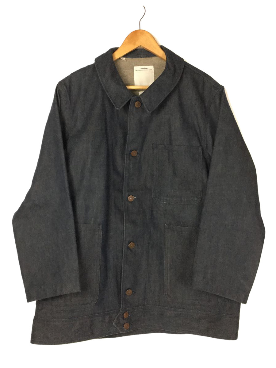 visvim◇カバーオール/3/0117105006005/日本製/デニム/インディゴ