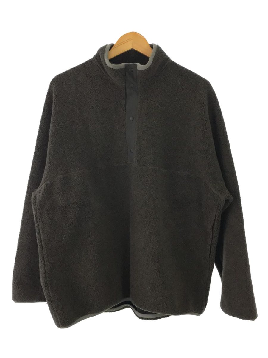 Graphpaper◇ボア ハイネック プルオーバー/1/ウール/GRY/GU193-70043