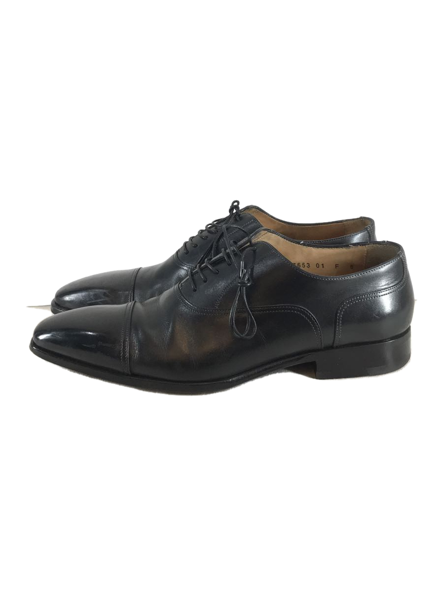 Santoni◇サントーニ/7653/ドレスシューズ/UK8/BLK//レースアップ
