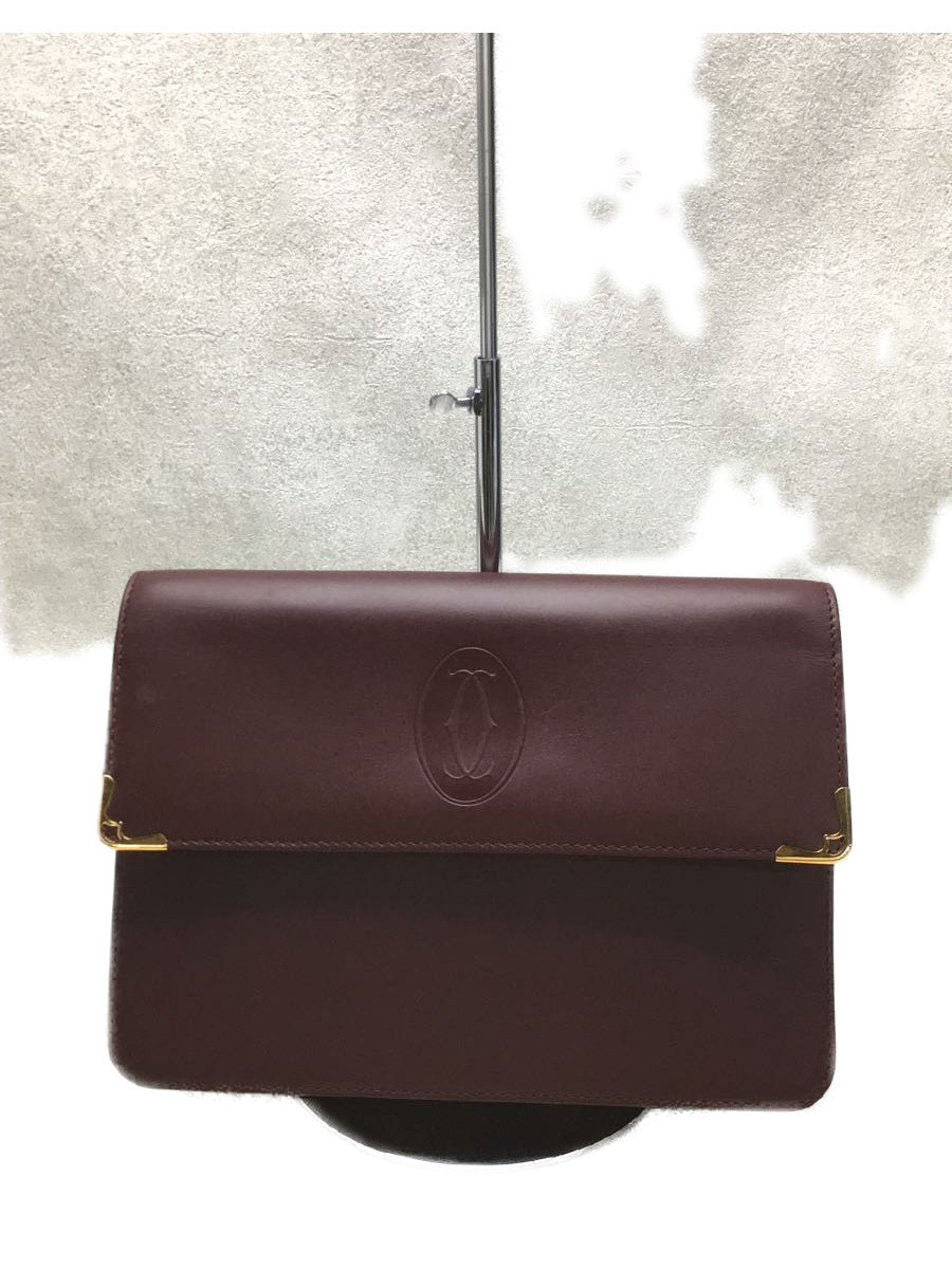Cartier◇L1000061/ロゴエンボス/クラッチバッグ/セカンドバッグ
