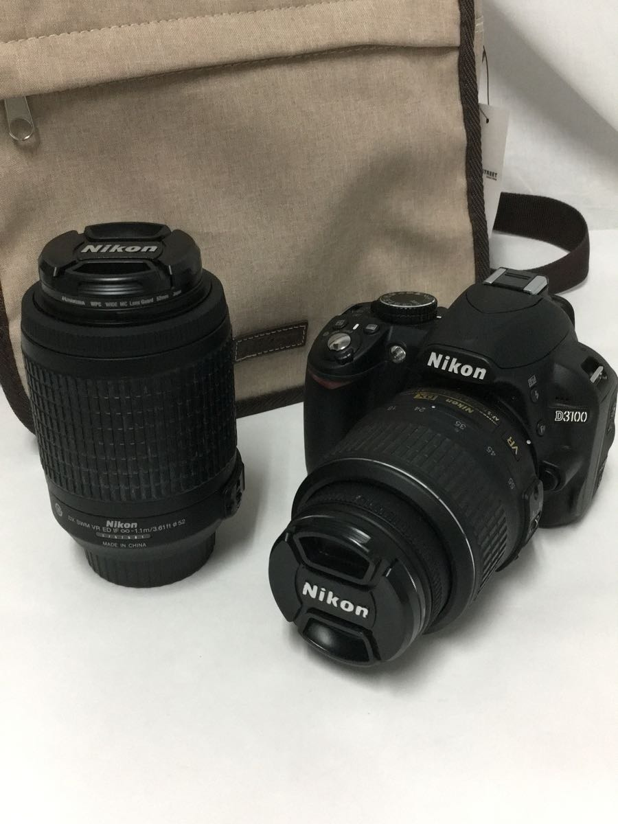 Nikon◇デジタル一眼カメラ D3100 200mmダブルズームキット [ブラック